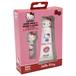 Take Care Crema Manos + Balsamo Labial Hello Kitty