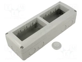 GEWISS 27 COMBI Carcasa para aparatos modulares Gris