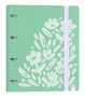 Carchivo Carpeblock Foam 360 Verde con 4 Anillas de 35mm y Recambio de 100 Hojas