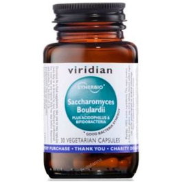 VIRIDIAN SYNERBIO saccharomyces boulardii 30 cápsulas vegetarianas