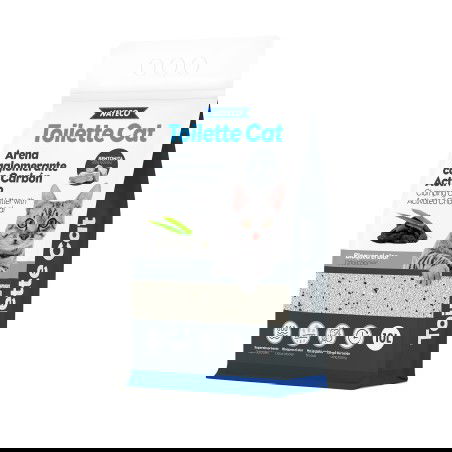 Nayeco Arena Aglomerante para Gato Bentonita con Carbón Activo 10 L