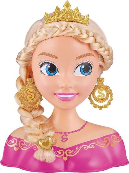 Zuru Busto Sparkle con 14 accesorios para peinar, 23cm Zuru Busto Sparkle con 14 accesorios para peinar, 23cm