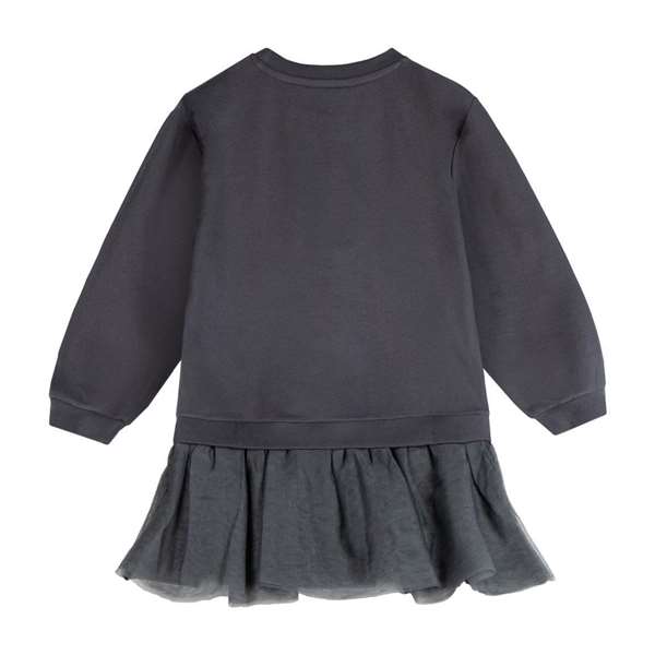 Cerdá Sudadera French Terry Tul Hello Kitty Kuromi 5 años DARK GRAY