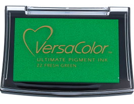 Tsukineko Versacolor Almohadilla de Tinta Verde Claro Opaca 95x65mm