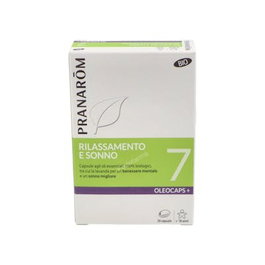Pranarom Oleocaps+ Plus 7 Relajación y Sueño 30 Cápsulas Bio