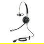 Jabra BIZ 2400 II Auricular Mono Alámbrico UNC 3in1 para Oficina/Centro de llamadas, Negro/Plata, con cancelación de ruido