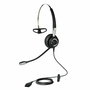 Jabra BIZ 2400 II Auriculares Mono UNC 3in1 Alámbricos para Oficina y Centro de Llamadas con Micrófono Boom y Cancelación de Ruido, Negro y Plata