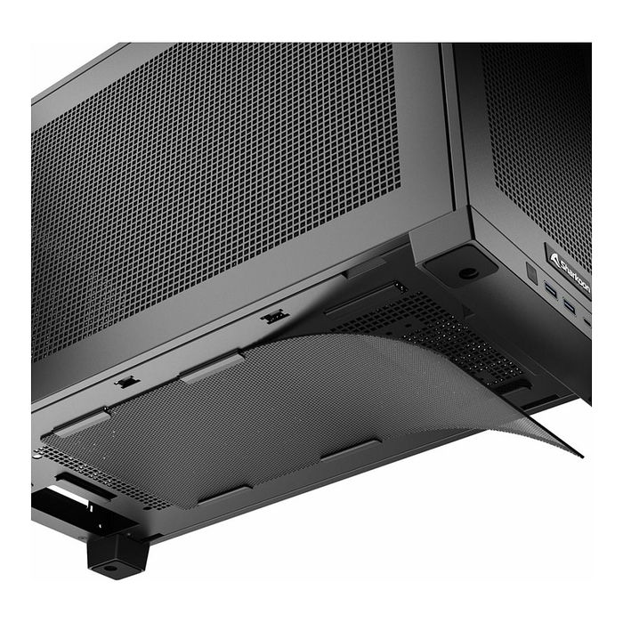 Sharkoon Rebel C20 ITX Torre PC Negro Metal Mini-ITX para Gaming