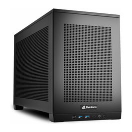 Sharkoon Rebel C20 ITX Torre PC Negro Metal Mini-ITX para Gaming