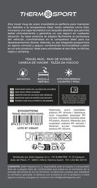 Thermosport Travel Mug de acero 600ml (Pack de 6) lifecyle