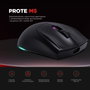 Rampage Prote M5 Ratón Inalámbrico 24000 DPI RGB LED 1kHz Negro