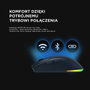 Rampage Prote M5 Ratón Inalámbrico 24000 DPI RGB LED 1kHz Negro