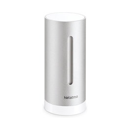 NetAtmo Módulo Interior Inteligente Adicional para Estación Meteorológica, Inalámbrico, Precisión 0.3° y 3%, Duraluminio, Aluminio, AAA