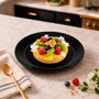 Luminarc Plato de Postre Bloom Negro 19cm