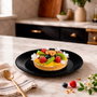 Luminarc Plato de Postre Bloom Negro 19cm