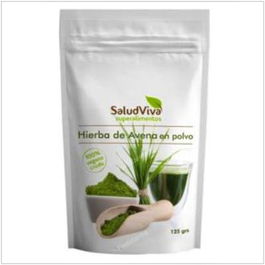 Salud Viva Hierba De Avena En Polvo 125Gr Eco S/A Vegan Alto Contenido Fibra Y Proteínas