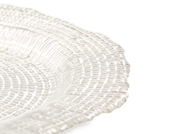 Vivalto Plato Postre 21 cm Cristal Transparente Apto Lavavajillas (Set de 24)