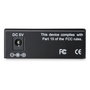 Digitus Convertidor de Medios Gigabit Bidireccional RJ45 a SC, 1000 Mbit/s, para Fibra Monomodo, 20 km, Negro