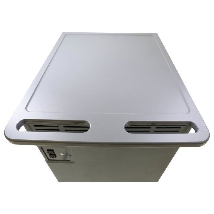 Ergotron Zip40 Carro de Gestión y Carga para 40 Tablets o 30 Notebooks, Negro/Gris, Acero, Máx. 116 kg