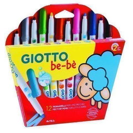 Giotto Rotuladores Be-Bé Súper Colores Surtidos Estuche 12 Unidades