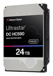Western Digital Disco Duro Ultrastar 24TB HDD SATA 3.5" CMR 7200RPM 512MB para Almacenamiento de Datos - WD