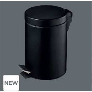Papelera Redonda Negra 5L 20X27 Cms Papelera Redonda Negra 5L 20X27 Cms