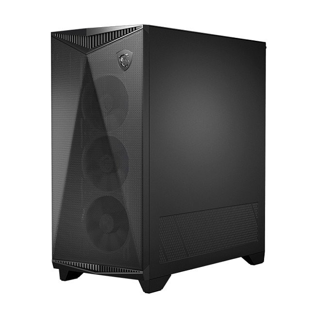 MSI MPG GUNGNIR 300P Airflow Torre Midi ATX para Gaming, Negro con Iluminación ARGB, 4 Ventiladores, Soporte para 360mm