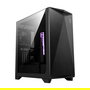 MSI MPG GUNGNIR 300P Airflow Torre Midi ATX para Gaming, Negro con Iluminación ARGB, 4 Ventiladores, Soporte para 360mm