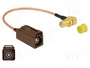 DeLOCK 89684 Cable de antena coaxial FAKRA F hembra a SMA hembra 90° RG-316 20 cm