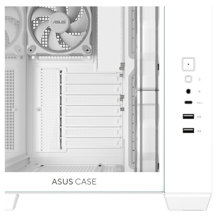 Asus A32 Plus TG ARGB White Midi Tower Blanco Asus A32 Plus TG ARGB White Midi Tower Blanco