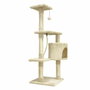 Paloma Árbol para gatos Beige con nicho y cuerda