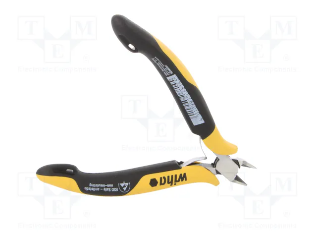WIHA Alicates de corte lateral ESD 115 mm Professional ESD