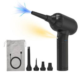CoreParts Soplador y Aspirador de Aire Inalámbrico para PC/Portátiles, 90W, 7500mAh