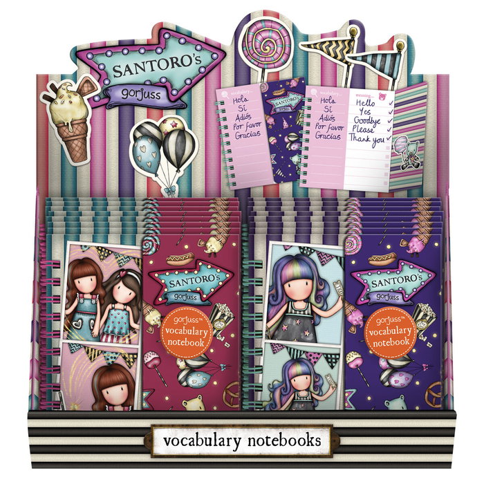 Safta Pack 16 Libretas de Vocabulario Gorjuss™ Fairground Carousel Safta Pack 16 Libretas de Vocabulario Gorjuss™ Fairground Carousel