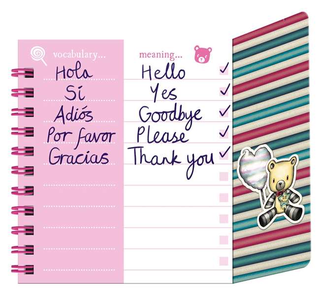 Gorjuss Display 16 Libretas Vocabulario Fairground "Carousel" 31,5x16,8x8,5cm