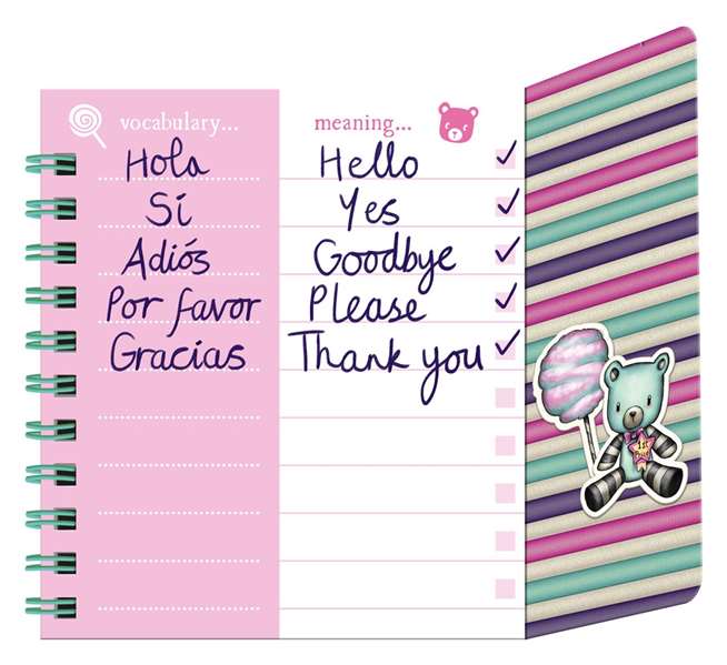 Gorjuss Display 16 Libretas Vocabulario Fairground "Carousel" 31,5x16,8x8,5cm