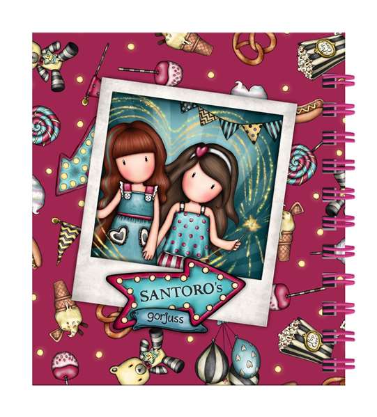Gorjuss Display 16 Libretas Vocabulario Fairground "Carousel" 31,5x16,8x8,5cm