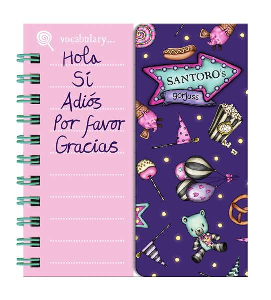 Gorjuss Display 16 Libretas Vocabulario Fairground "Carousel" 31,5x16,8x8,5cm