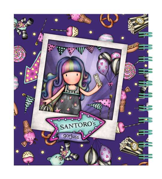 Gorjuss Display 16 Libretas Vocabulario Fairground "Carousel" 31,5x16,8x8,5cm