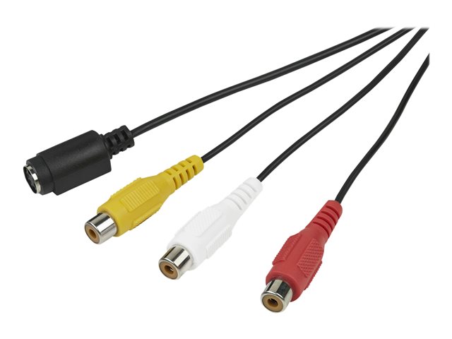 StarTech Adaptador de Captura de Video USB 2.0 SVID2USB23 - Conversor VHS a Digital, Entrada S-Video/Compuesto, Compatible con Windows