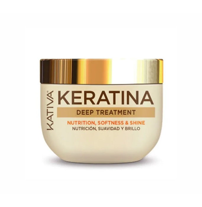 Kativa Keratina Tratamiento Intensivo Nutrition 300 ml de Mascarilla de Keratina y Ceramidas.        
