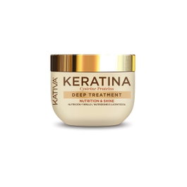 Kativa Keratina Tratamiento Intensivo Nutrition 300 ml de Mascarilla de Keratina y Ceramidas.        