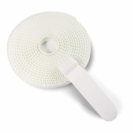 Irs Cinta adhesiva para mosquitera de fibra de vidrio y aluminio, blanca, 500 cm