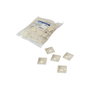 LogiLink Soportes para bridas autoadhesivos, 100 unidades, 24x24 mm, transparente