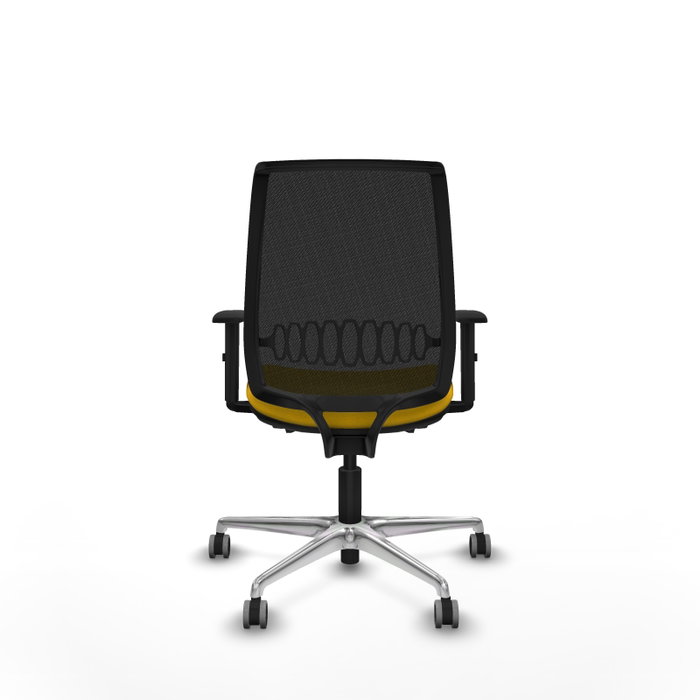 PIQUERAS Y CRESPO Alares traslack malla negra bali amarillo con base de aluminio PIQUERAS Y CRESPO Alares traslack malla negra bali amarillo con base de aluminio