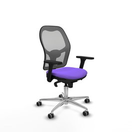 PIQUERAS Y CRESPO Silla de oficina Jorquera lila y gris