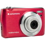 AgfaPhoto DC8200 Cámara Digital Compacta Roja, 18 MP, Zoom 8x, Full HD