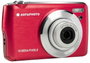 AgfaPhoto DC8200 Cámara Digital Compacta Roja, 18 MP, Zoom 8x, Full HD