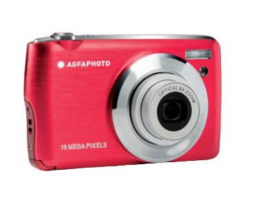 AgfaPhoto DC8200 Cámara Digital Compacta Roja, 18 MP, Zoom 8x, Full HD AgfaPhoto DC8200 Cámara Digital Compacta Roja, 18 MP, Zoom 8x, Full HD