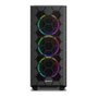 Sharkoon HEX RGB Caja Ordenador Negro Escritorio ATX Micro-ATX Mini-ITX Ventana Lateral Vidrio Templado